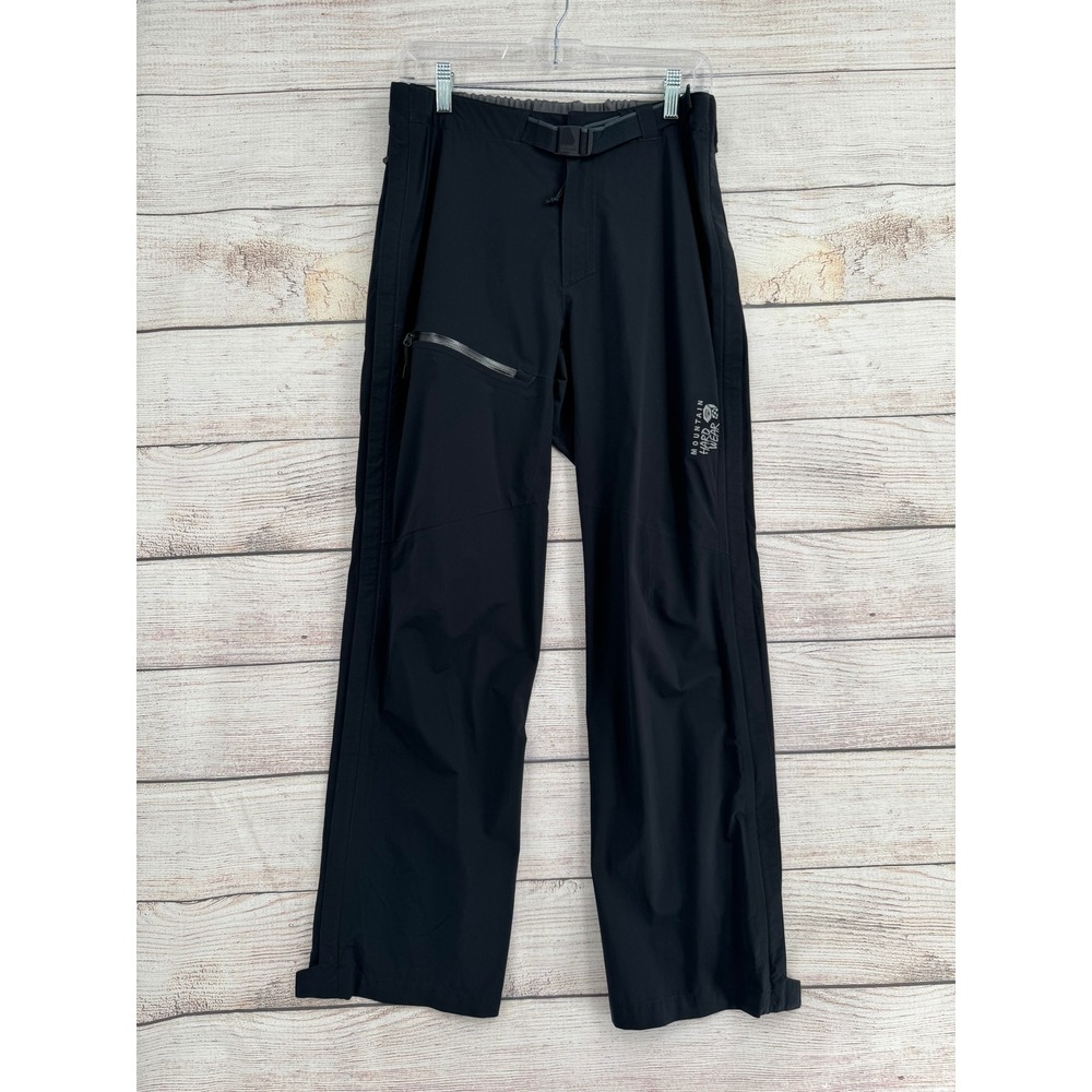 Mountain Hardwear Technical Pants Mens M Short Black OM6621 Hiking Gorpcore